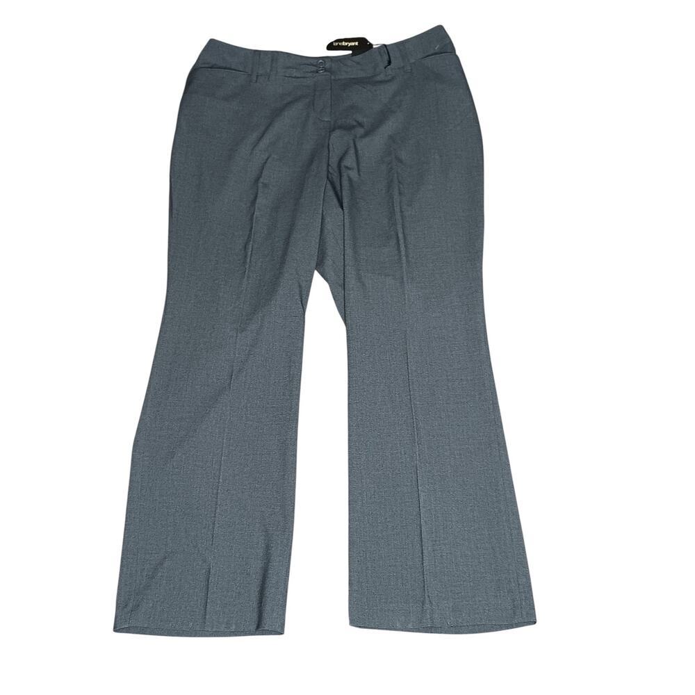 New Lane Bryant Gray Dress Pants Size 16 Average Women’s Career Trousers - Picture 3 of 15